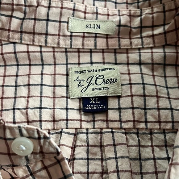 J. Crew slim stretch men’s button down shirt XL - Picture 6 of 7